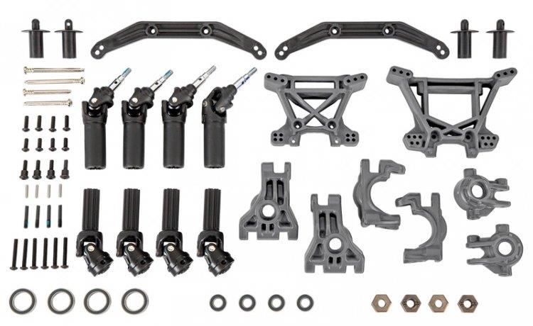 Traxxas Uppgradering Extreme HeavyDuty Grå Hoss, Rustler, Slash, Rptor R - 4x4