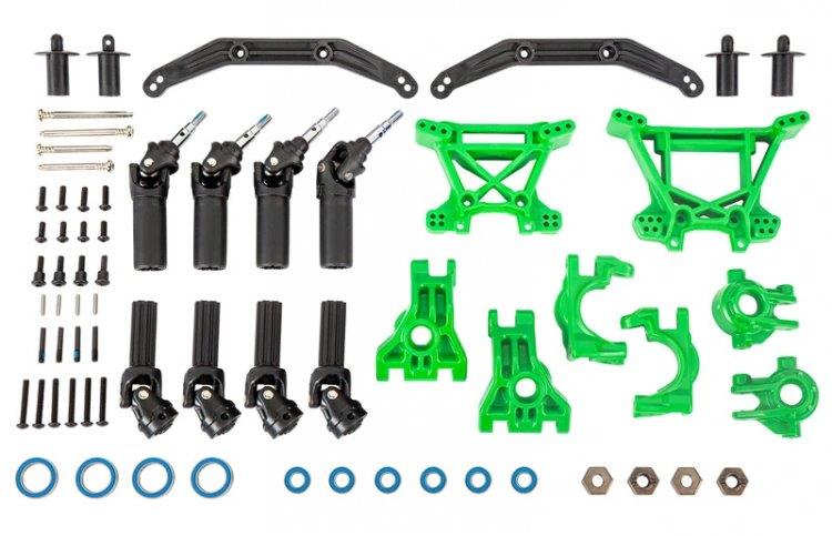 Traxxas Uppgradering Extreme HeavyDuty Grön Hoss, Rustler, Slash, Rptor R - 4x4