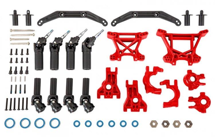 Traxxas Uppgradering Extreme HeavyDuty Röd Hoss, Rustler, Slash, Rptor R - 4x4