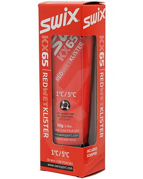 Swix KX65 Red Wet Klister Klister +1°C Till +5°C 55g