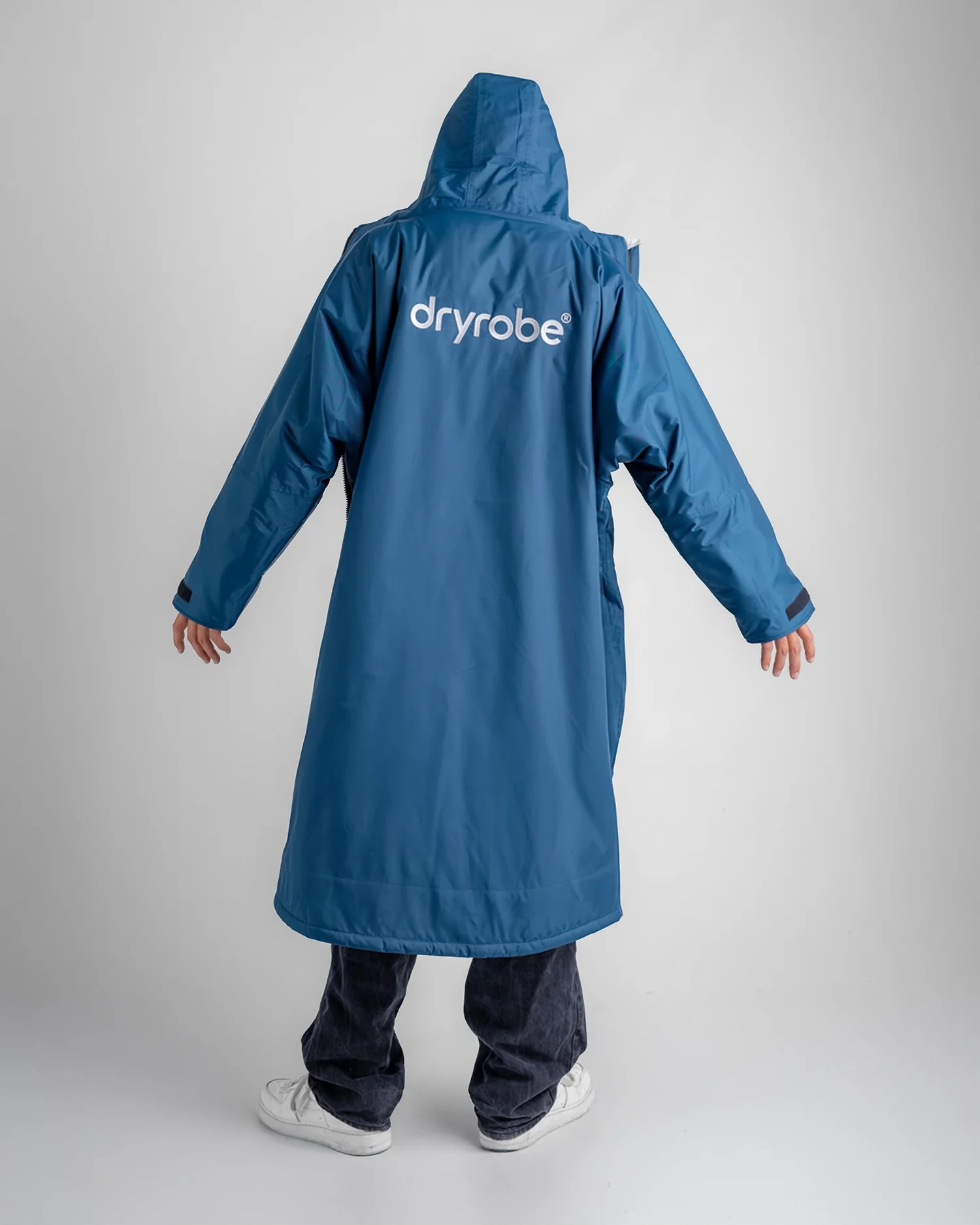 dryrobe® Advance Long Sleeve - Deep Sea Blue / Camo 4