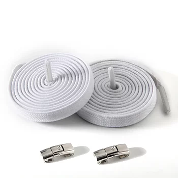 Elastische veters met metalen sluiting – zonder strikken