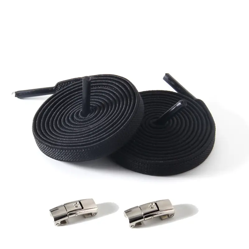 Elastische veters met metalen sluiting – zonder strikken - 2