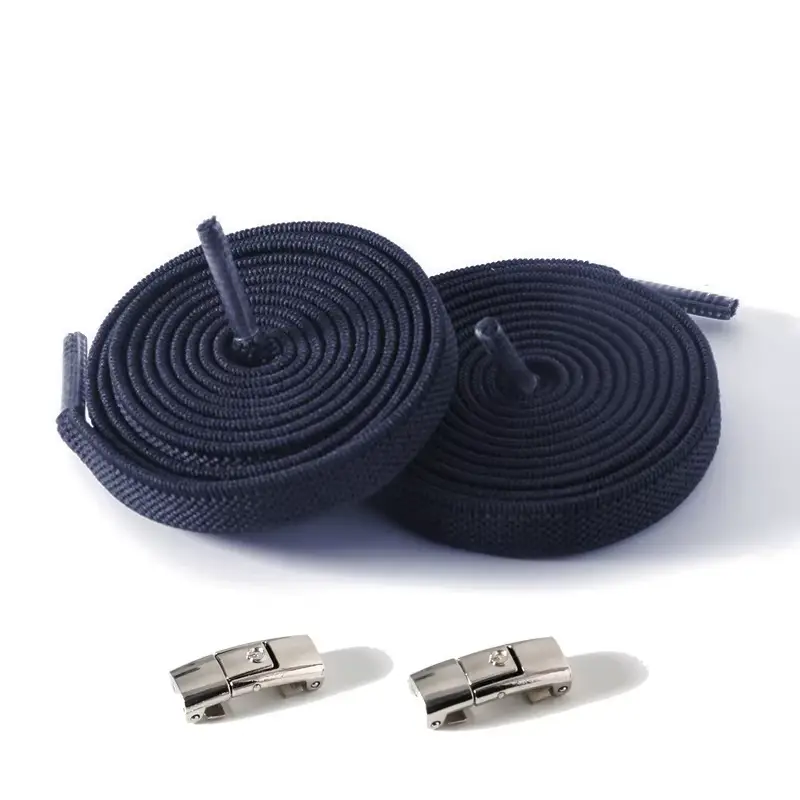 Elastische veters met metalen sluiting – zonder strikken - 3
