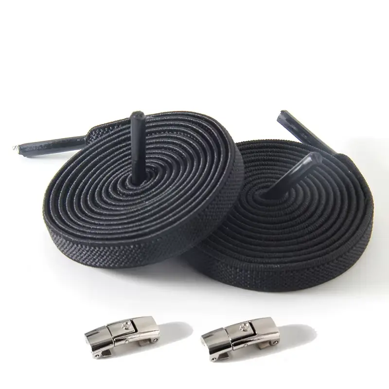 Elastische veters met metalen sluiting – zonder strikken - 4