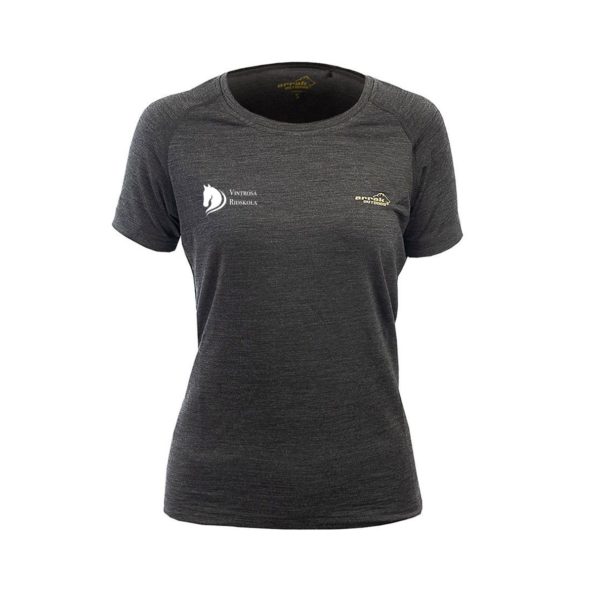 Arrak Awesome Wool T-shirt Dam (Vintrosa Ridskola)