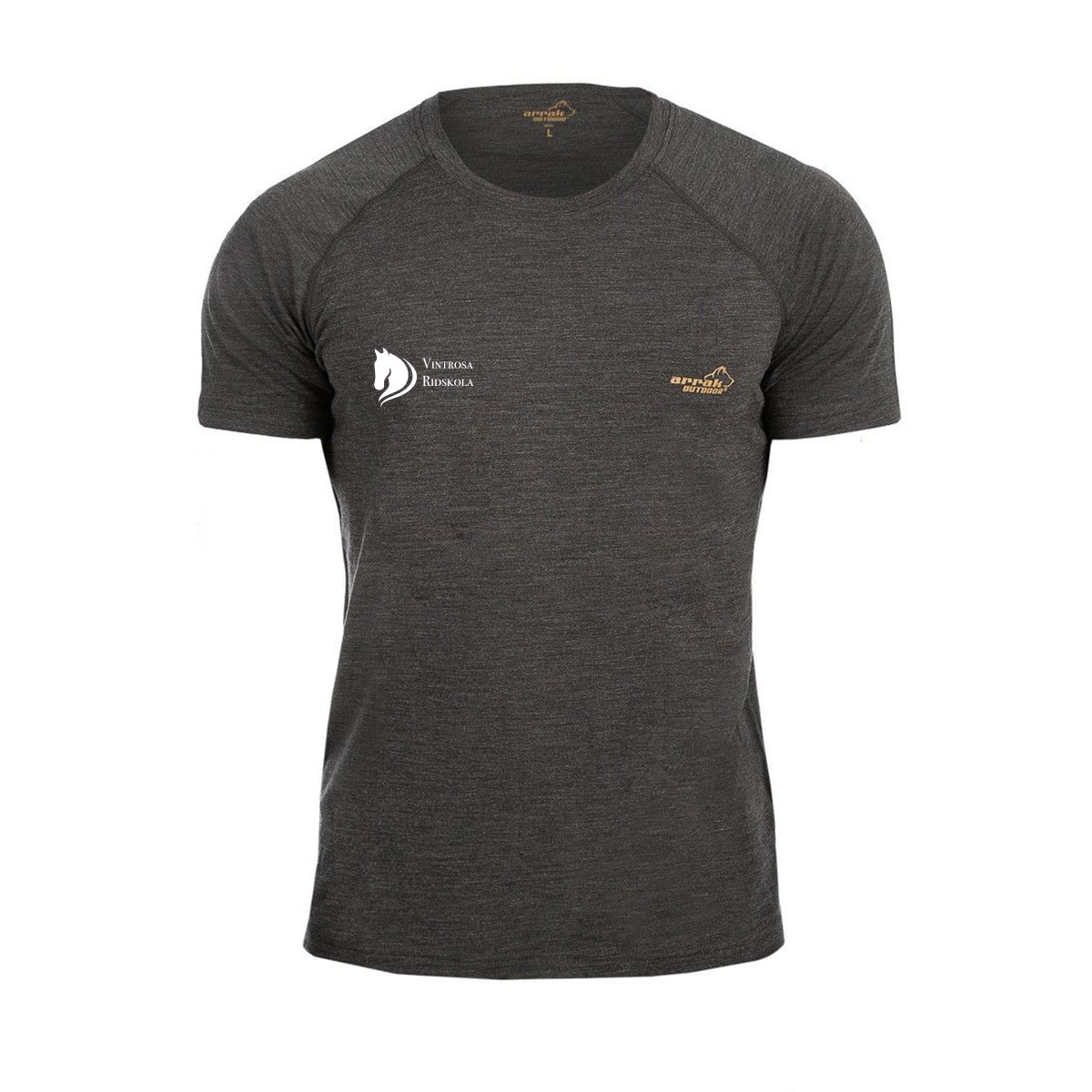 Arrak Awesome Wool T-shirt Unisex (Vintrosa Ridskola)