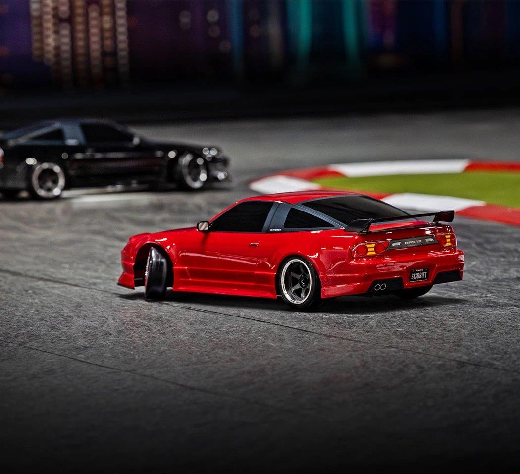 Traxxas 4-TEC Drift 2WD Nissan 240SX XL-5 TQi Röd - 6