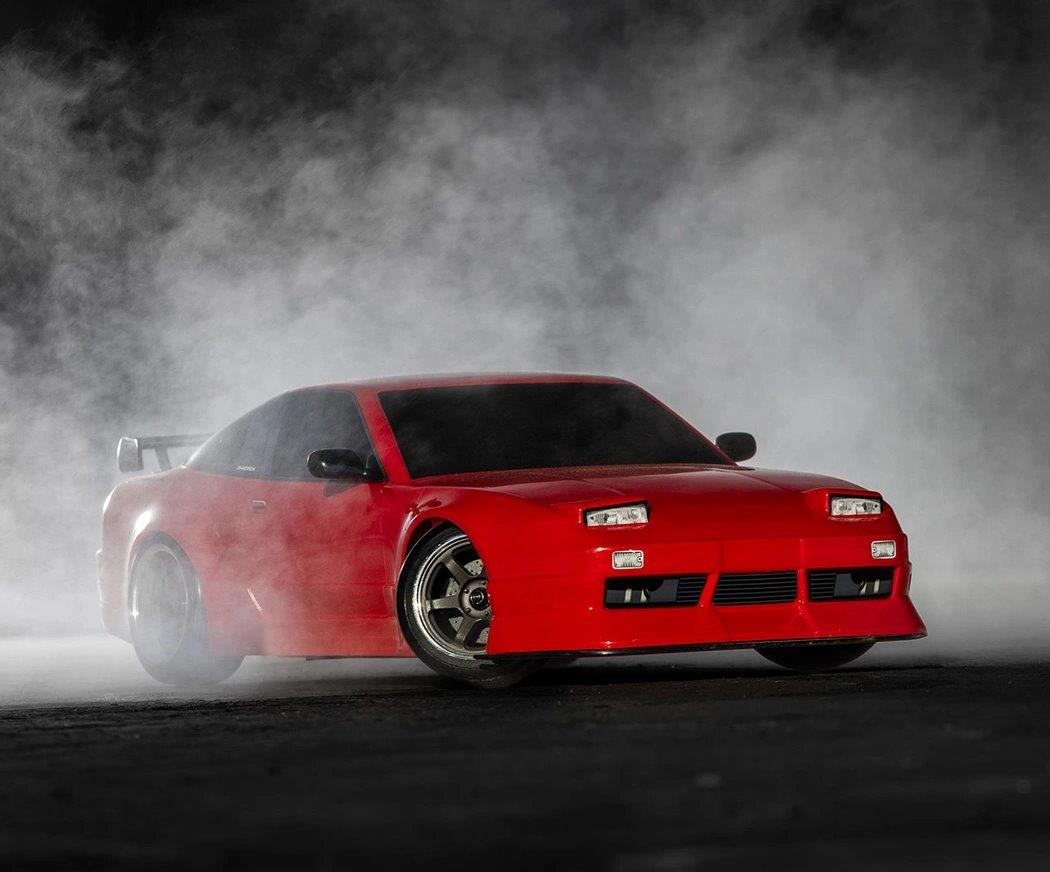 Traxxas 4-TEC Drift 2WD Nissan 240SX XL-5 TQi Röd - 8