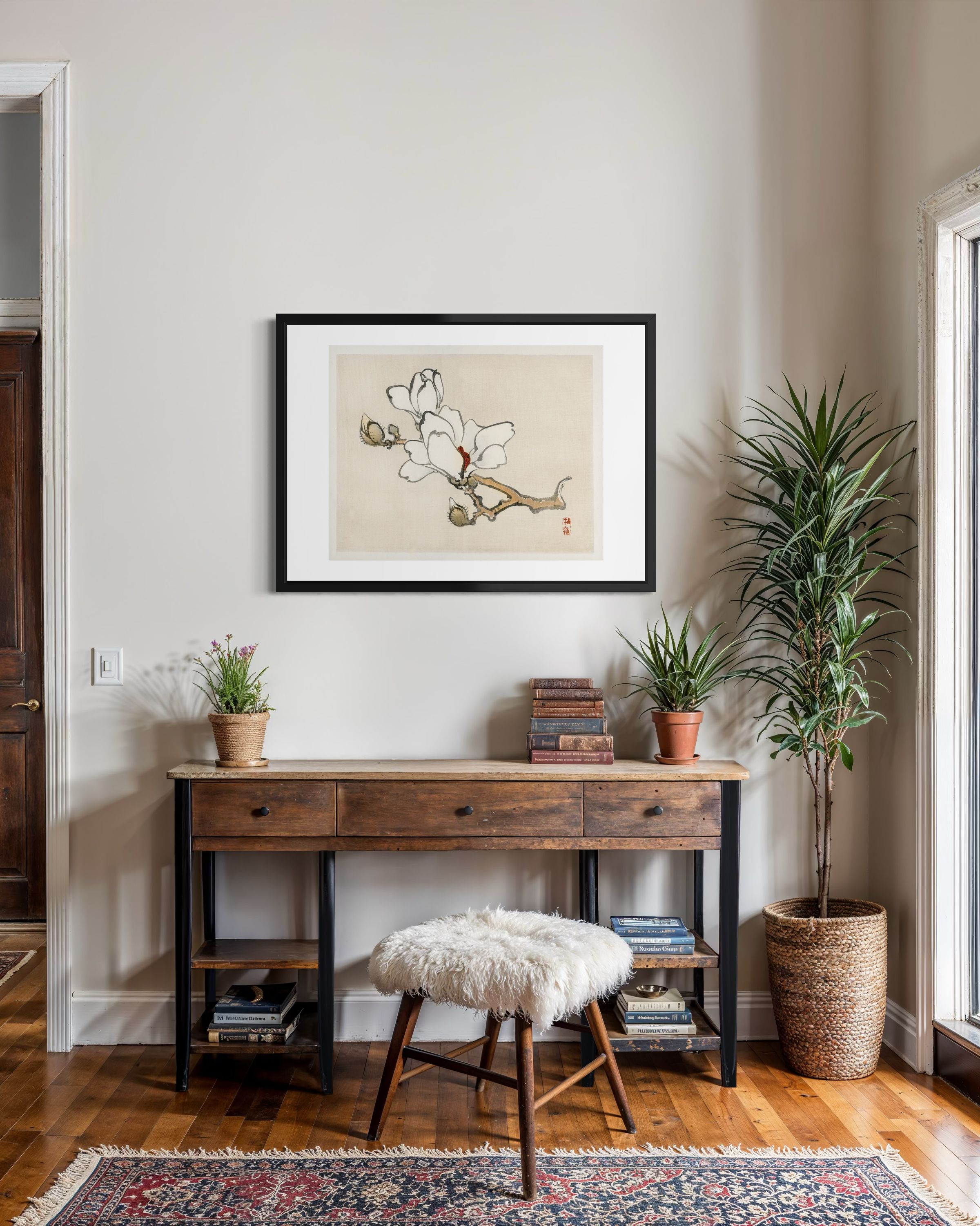 Kono Bairei - Magnolia Blossom - Poster