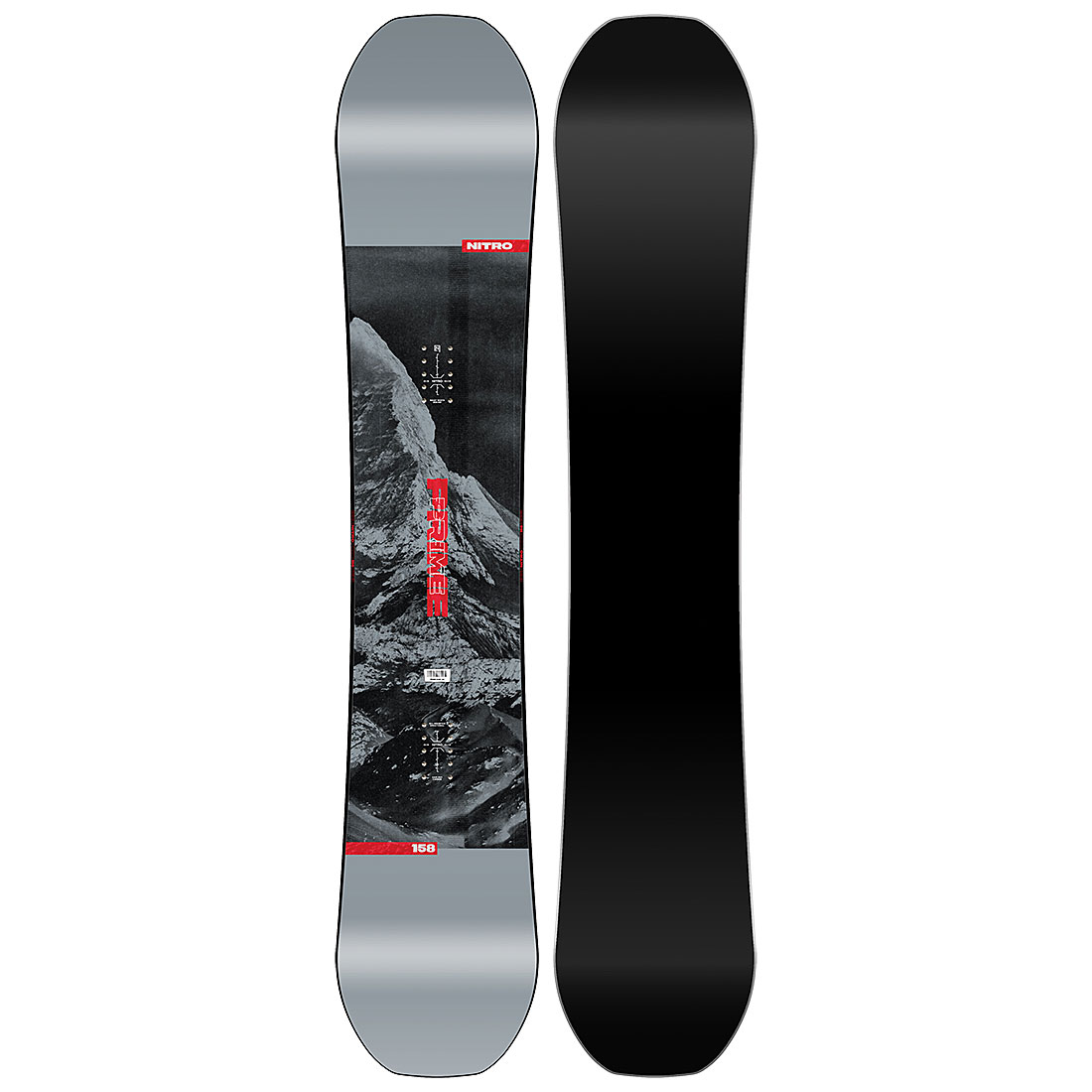 Nitro Snowboard Prime Raw Rental Wide 160