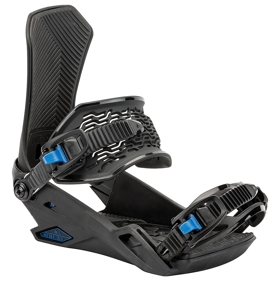 Nitro Snowboard Binding Team Pro Rental M/L Blue (New Disc) - 2
