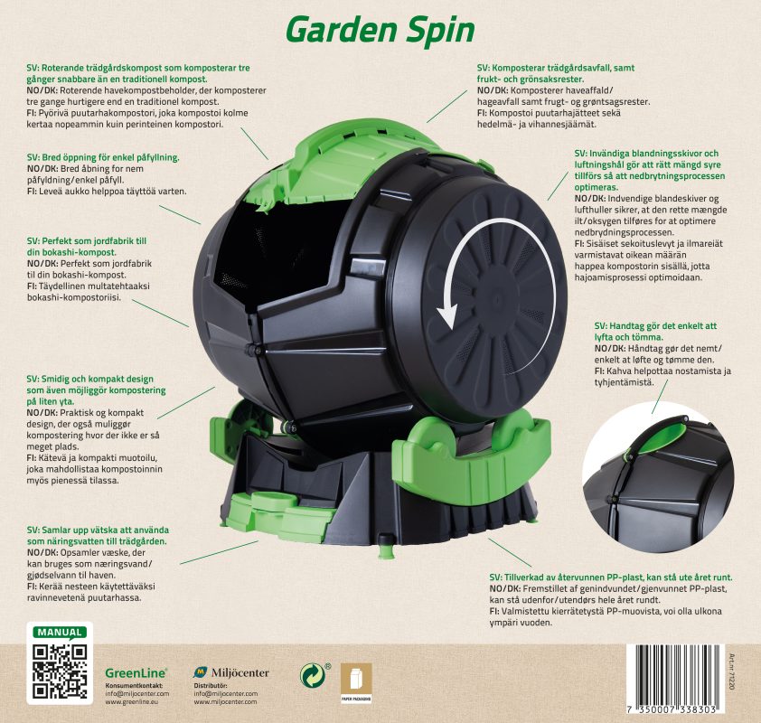 Kompost - Garden Spin - 50 liter - 3