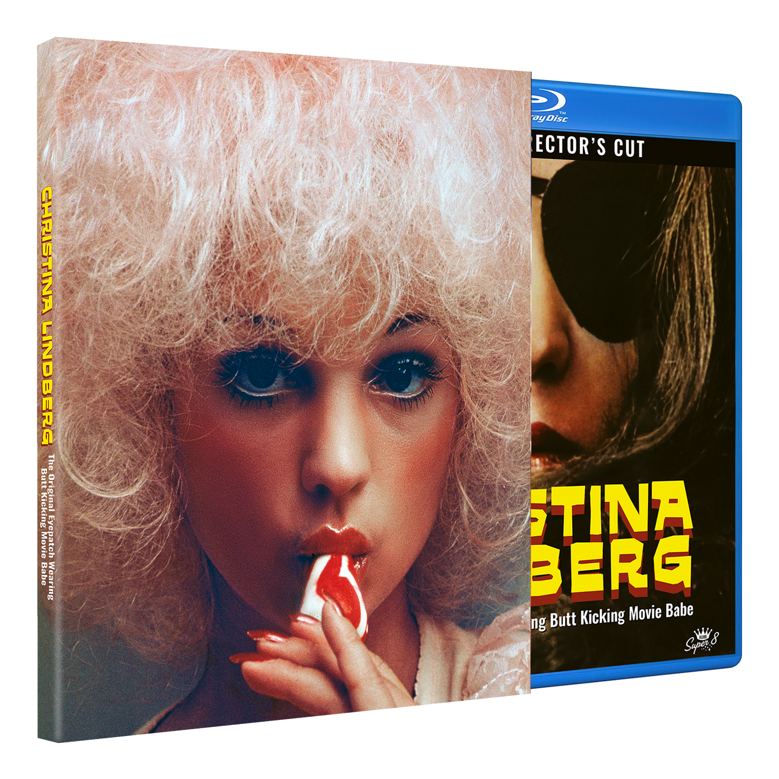 CHRISTINA LINDBERG - THE ORIGINAL EYEPATCH WEARING BUTT KICKING MOVIE BABE, BLU-RAY (SLIPCOVER)