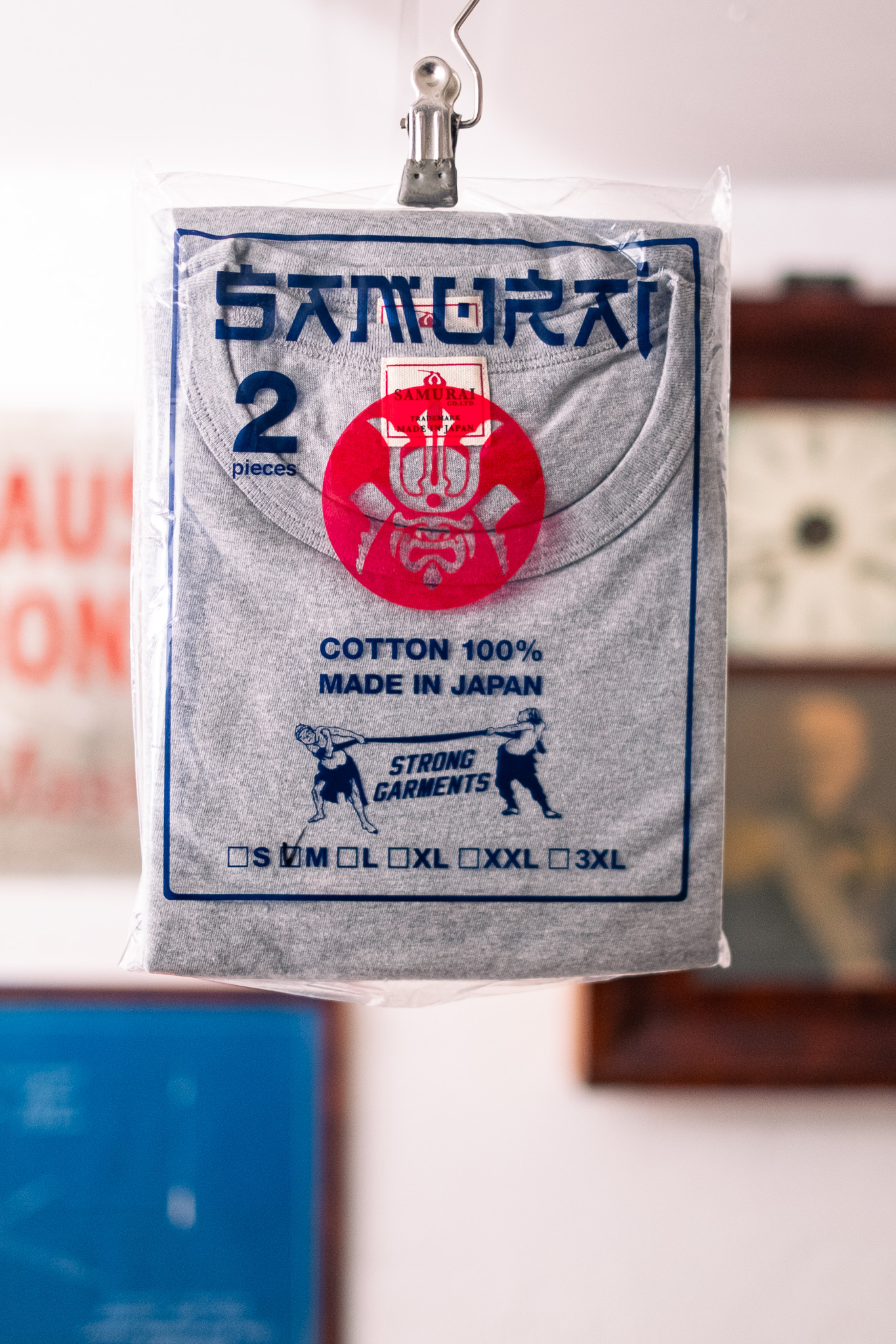 Samurai - 2-Pack Crew S/S T-Shirt Grey
