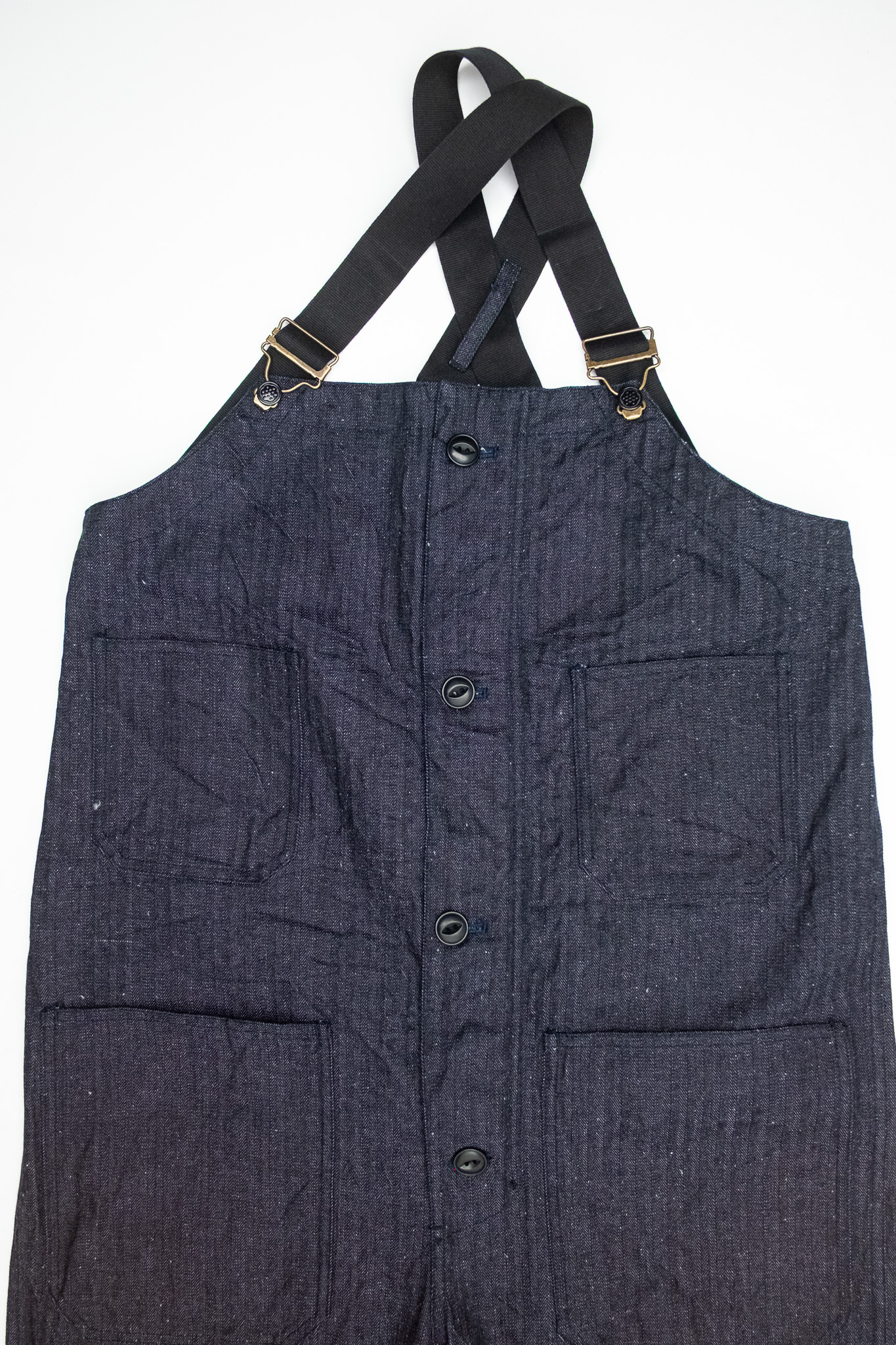 Samurai - Deck Pants Indigo Herringbone - 4