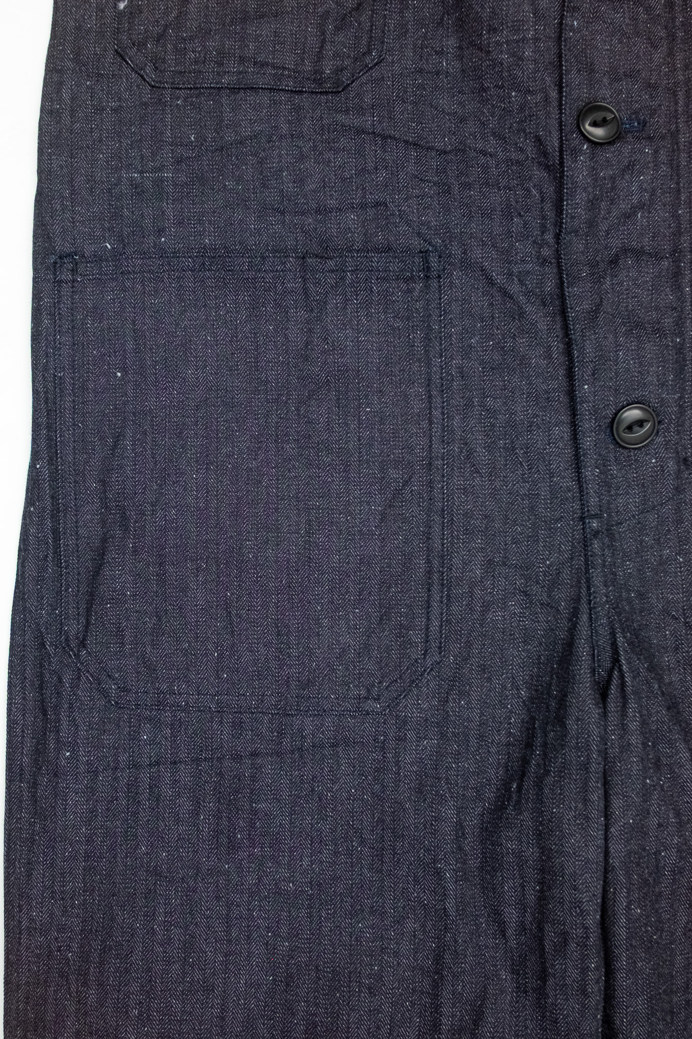 Samurai - Deck Pants Indigo Herringbone - 5