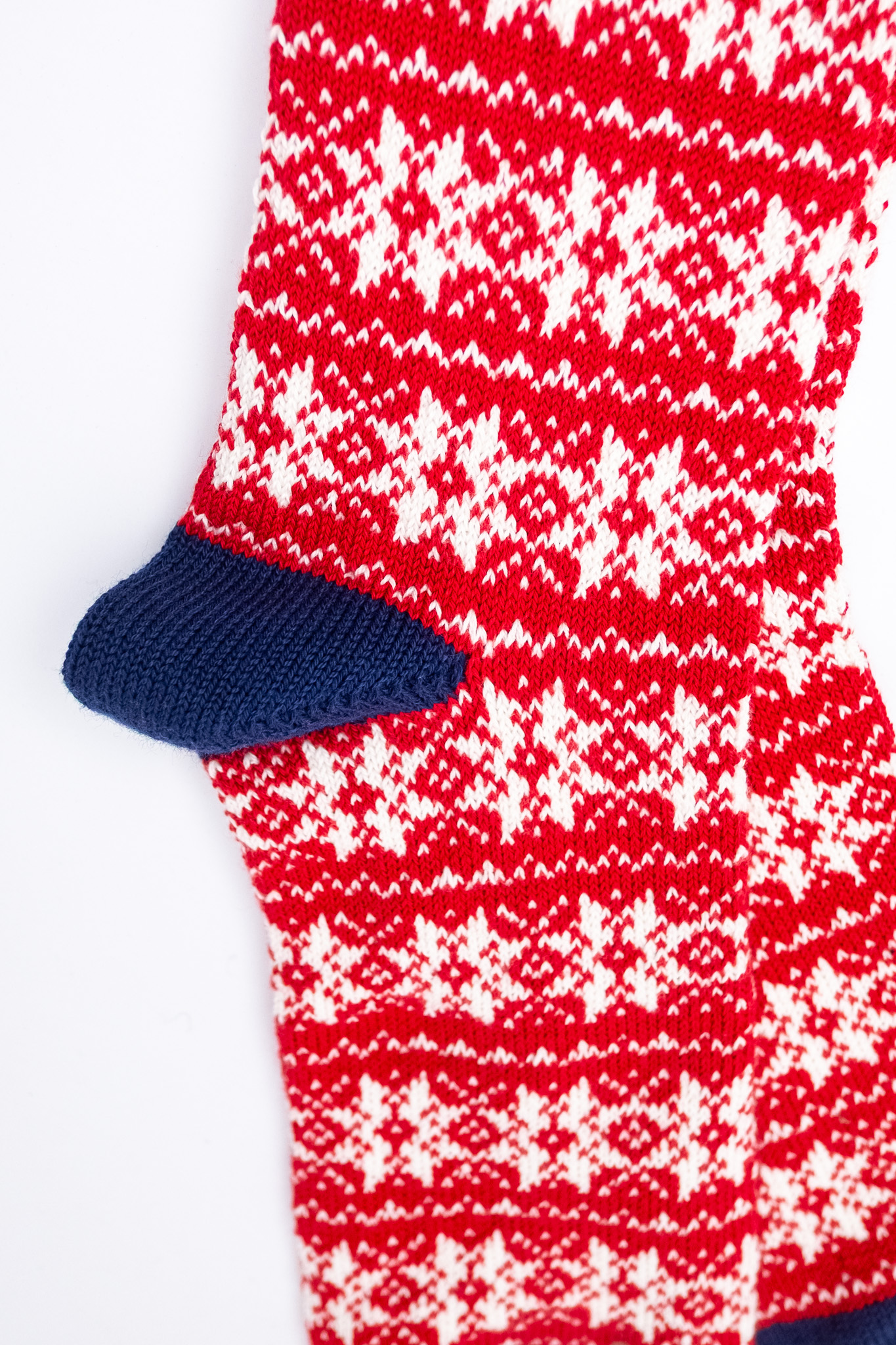Decka Socks - Jacquard Socks Nordic Collection Red - 3