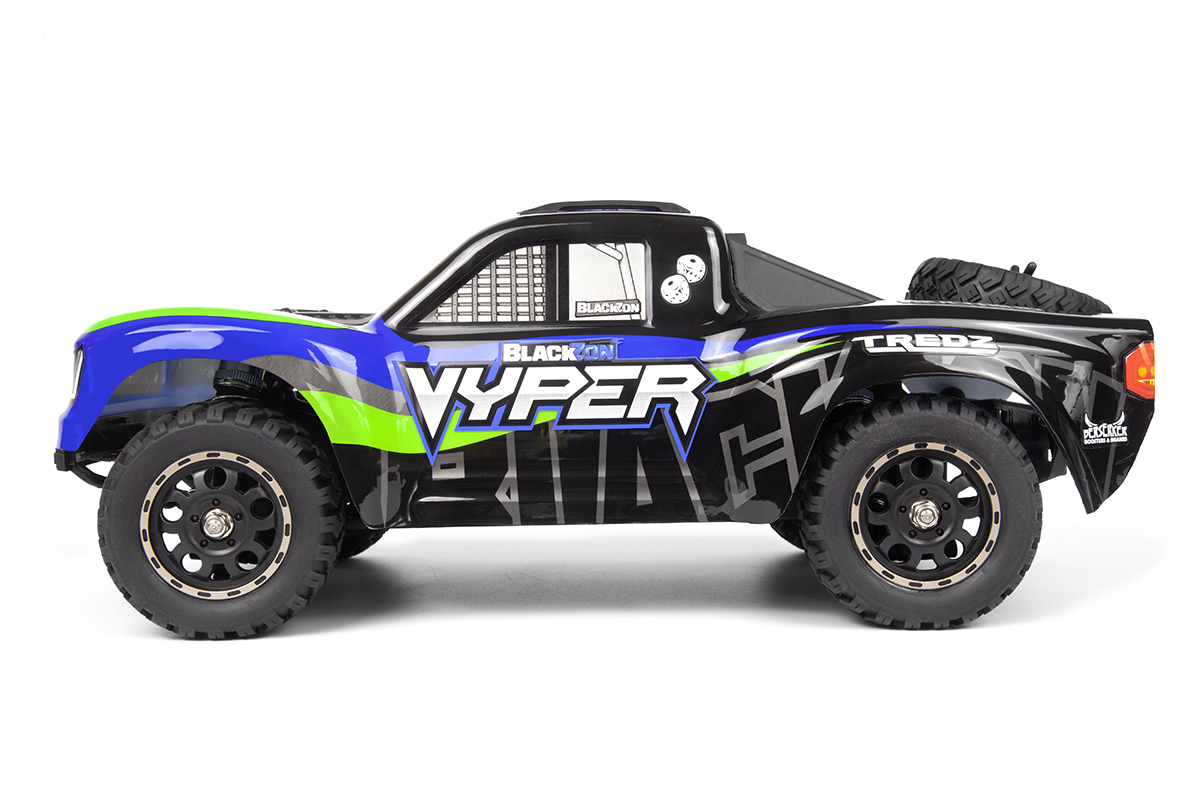 Blackzon 540274 Vyper SC 1/16 4WD - Blue/Green - 2