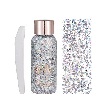 FACE & BODYGLITTER - Silver