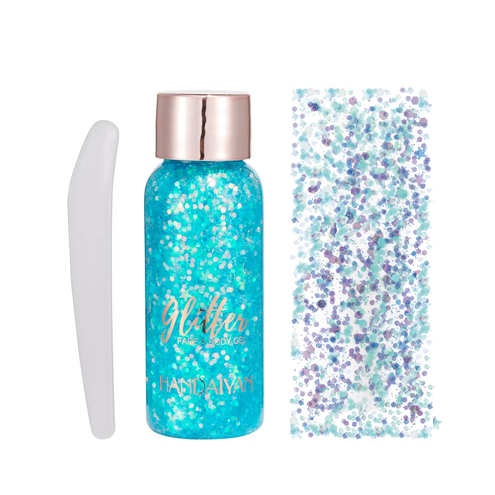 FACE & BODYGLITTER - Turkos