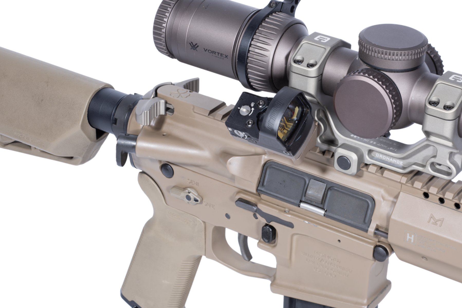 BADGER ORDNANCE Gen 4 Ambidextrous Charging Handle - 556 TAN - 2