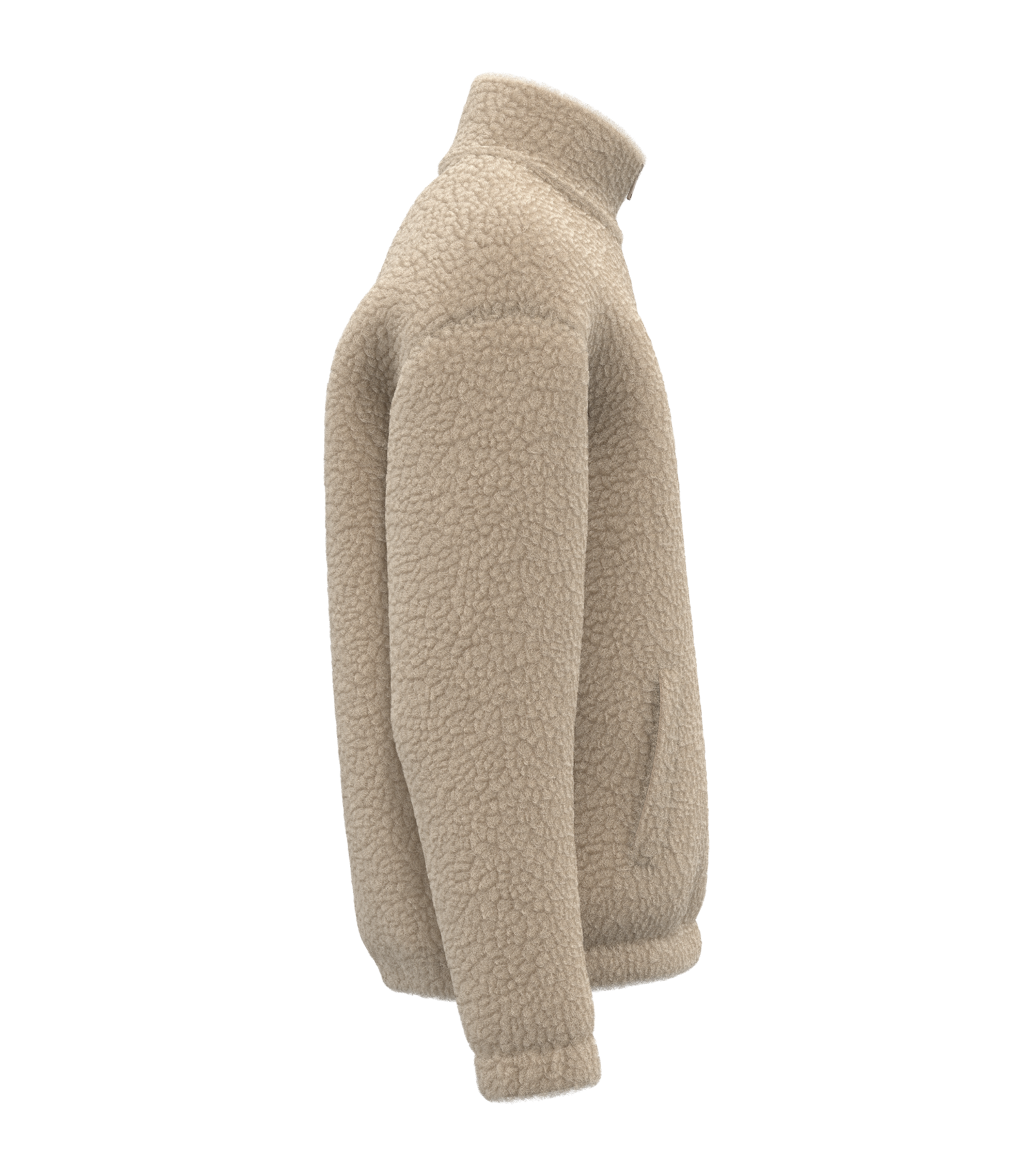 Spasso Sherpa Full Zip Sweatshirt – mjuk sherpa-jacka för vardag - 9