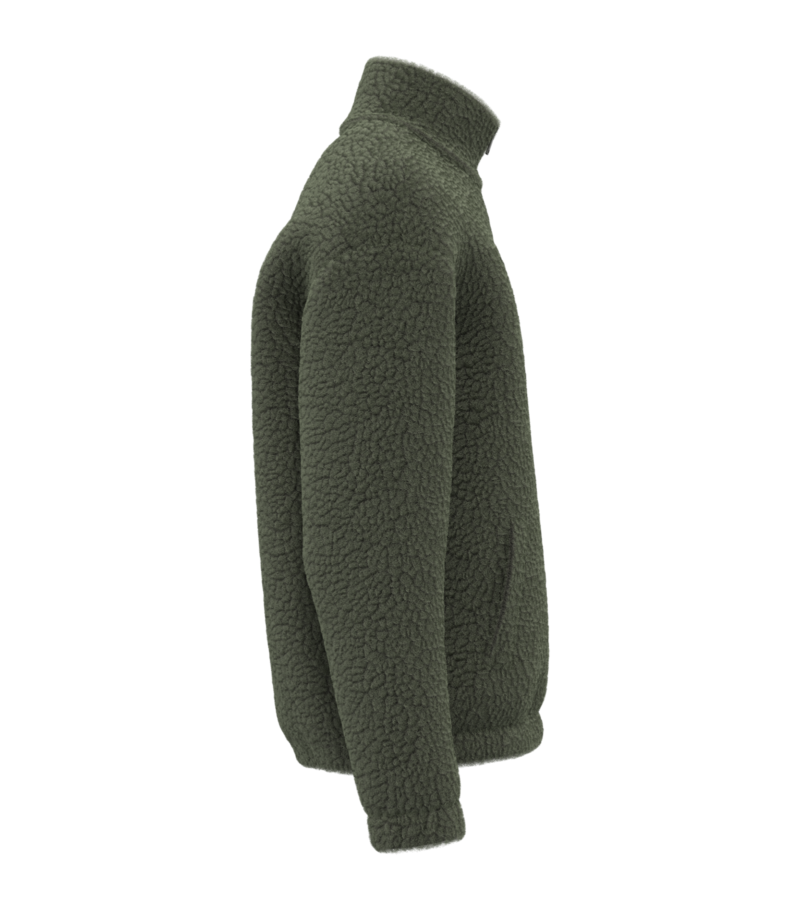 Spasso Sherpa Full Zip Sweatshirt – mjuk sherpa-jacka för vardag - 8