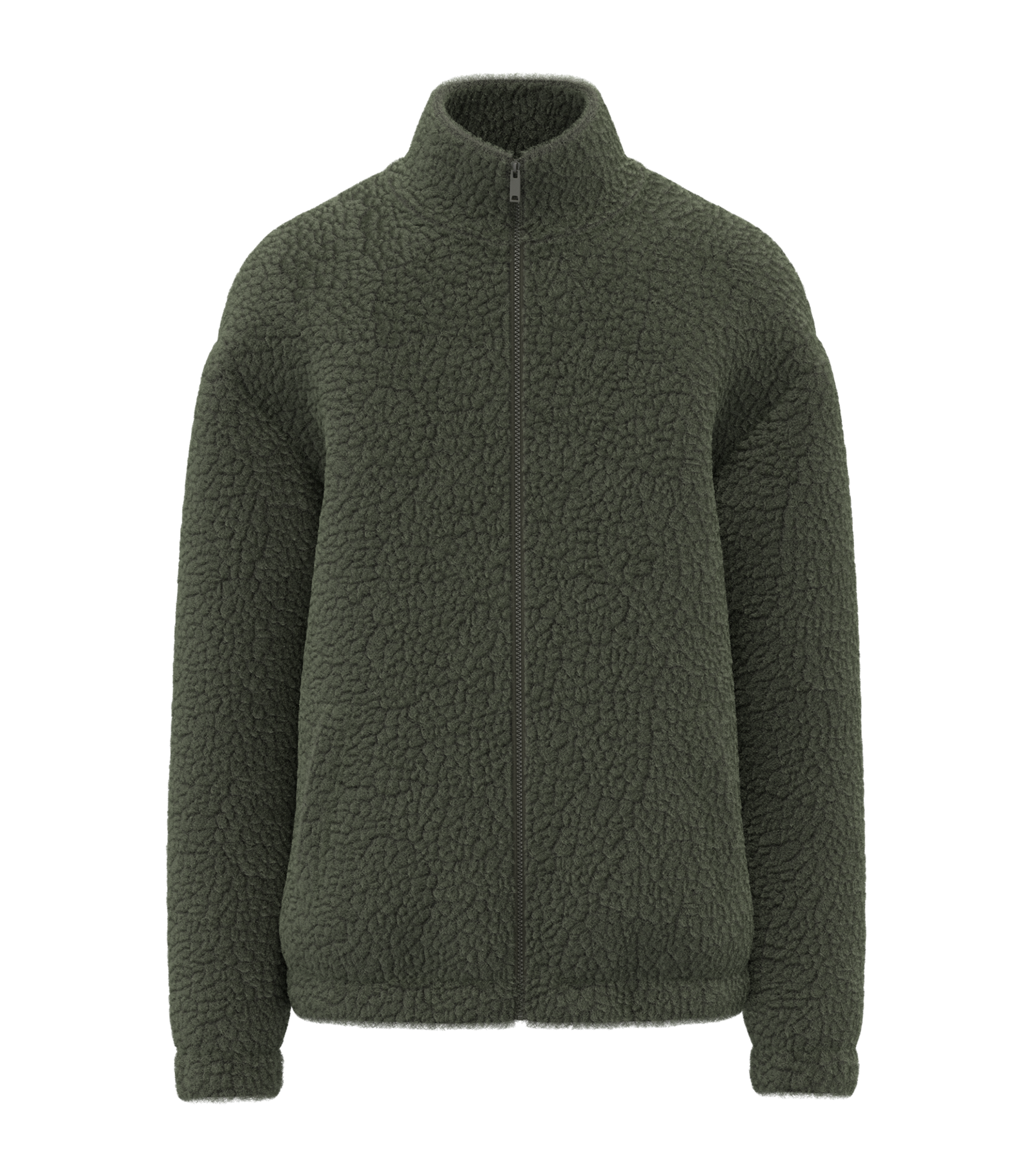 Spasso Sherpa Full Zip Sweatshirt – mjuk sherpa-jacka för vardag - 6