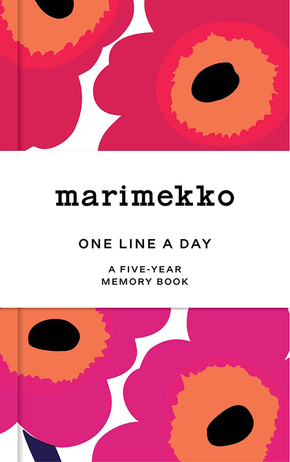 Marimekko One Line a Day (Red Unikko) - A Five-Year Memory Book