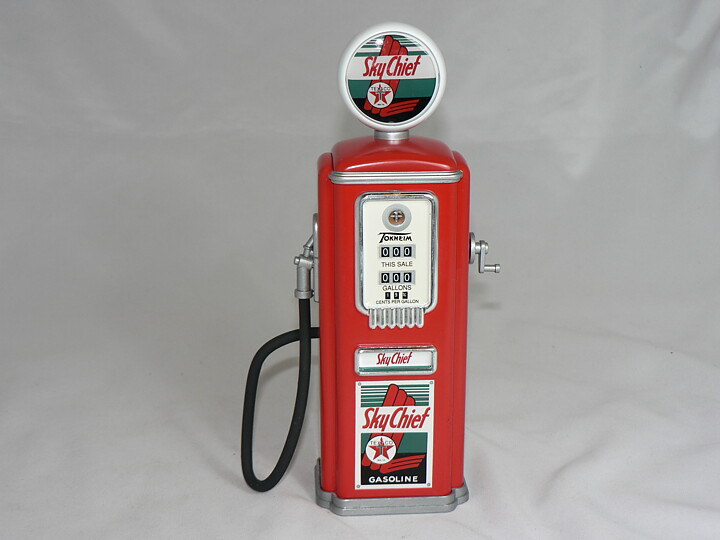 Bensinpump  Tokheim  Texaco   20 cm Hög  GearBox  (Sparbössa )