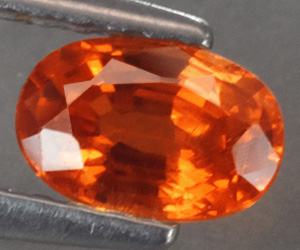 Impresionante piedra preciosa de granate espesartina natural calibrada de 6 x 4 mm de alta calidad de 0,74 ct - 3