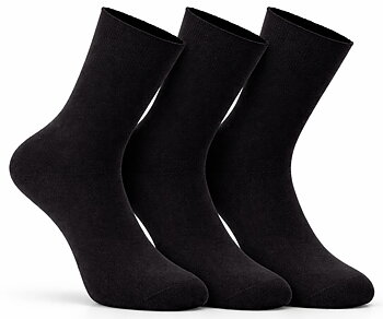 3-Pack Zent Lösresår Strumpor, Svart