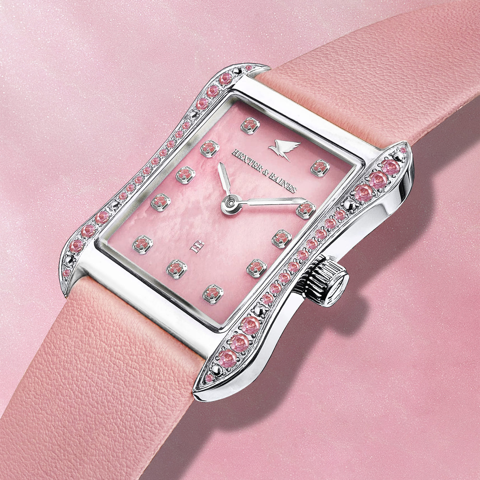 H&B Cronvas, Powder Pink, Silver - 2