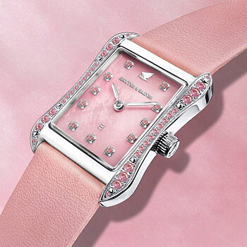 H&B Cronvas, Powder Pink, Silver