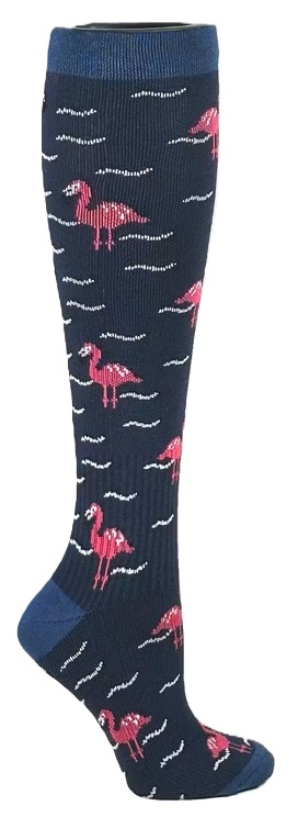 Zent Stödstrumpor Flamingos