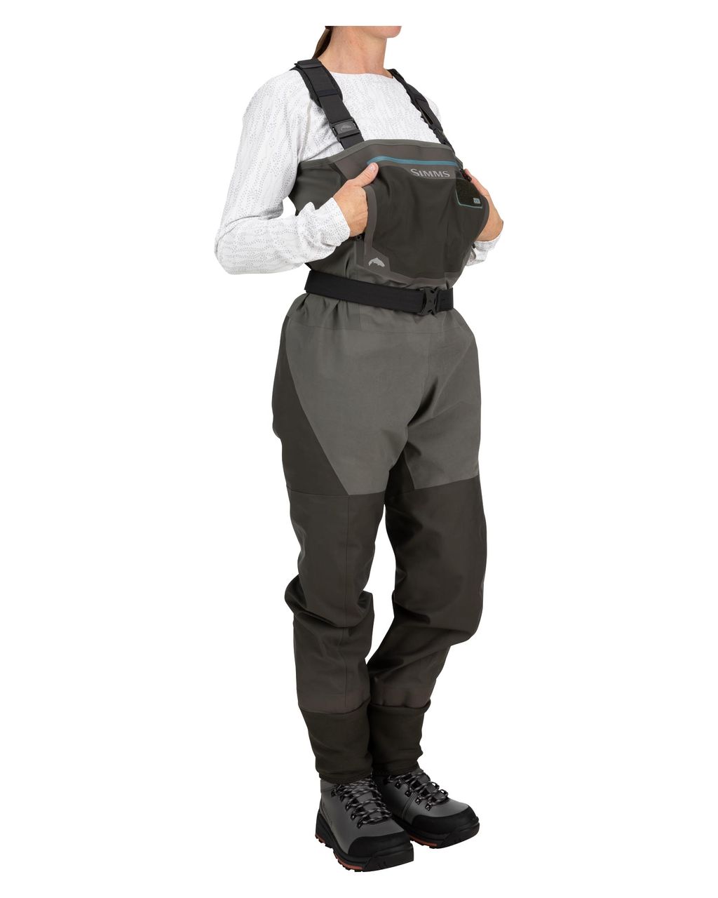 Simms Wms G3 Stockingfoot - Gunmetal - 3