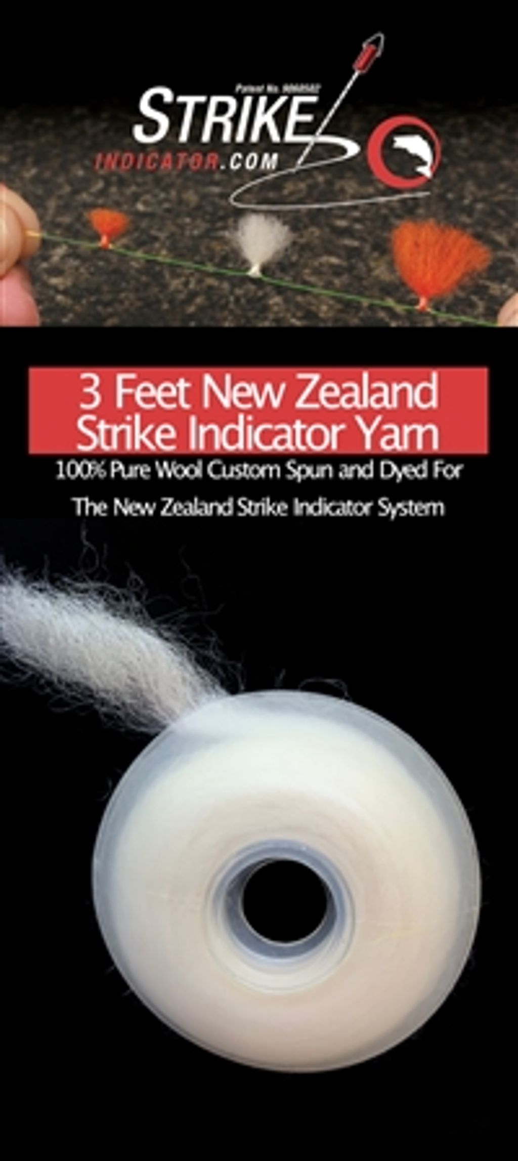 NZ Strike Indicator Company  - Wool on Spool