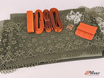 Army - Bra kit with lace