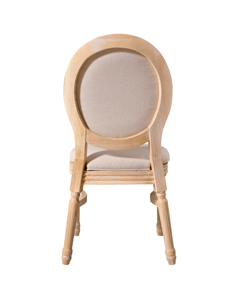 Restaurangstol i trä Monarch klädd stol - 9