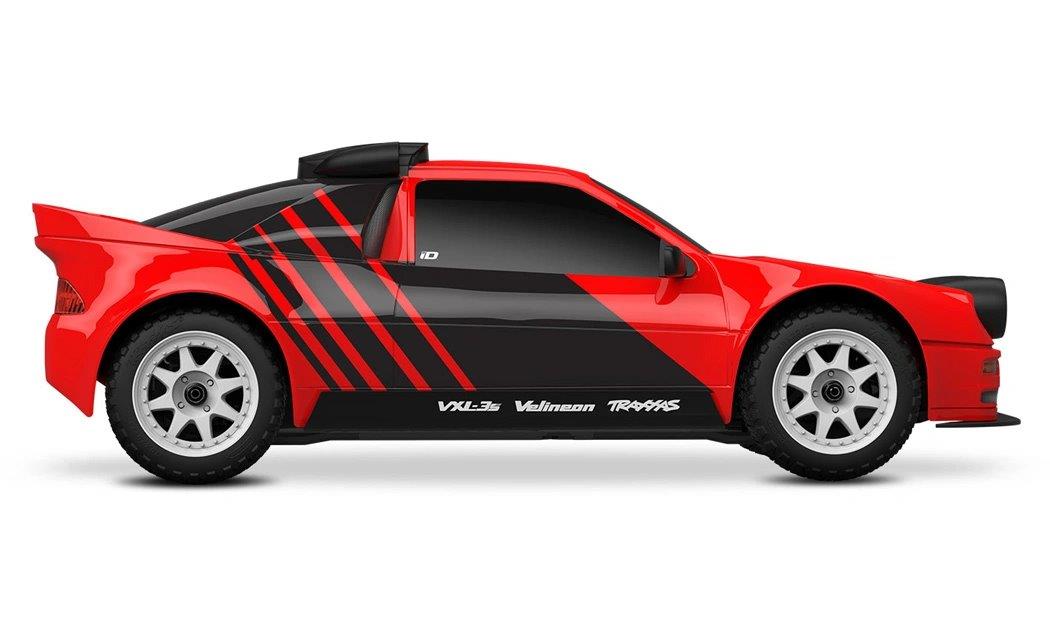 Traxxas Mini Rally Ford RS200 RTR TQi VXL-3s Röd - USB-C Laddare / 2s LiPo - 3