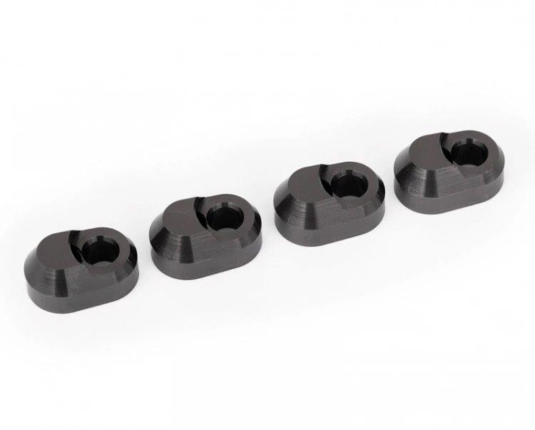 Traxxas Hållare Stötdämparaxel Alu Grå (4) X-Maxx, XRT