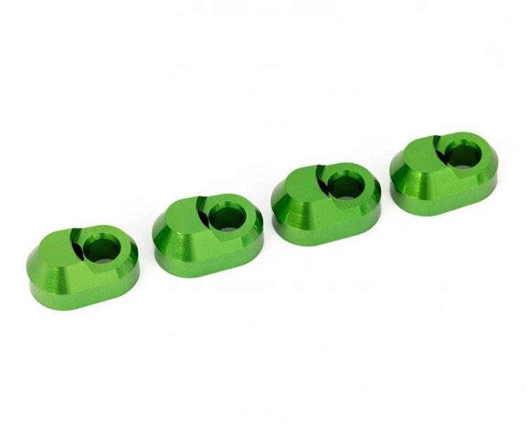 Traxxas Hållare Stötdämparaxel Alu Grön (4) X-Maxx, XRT