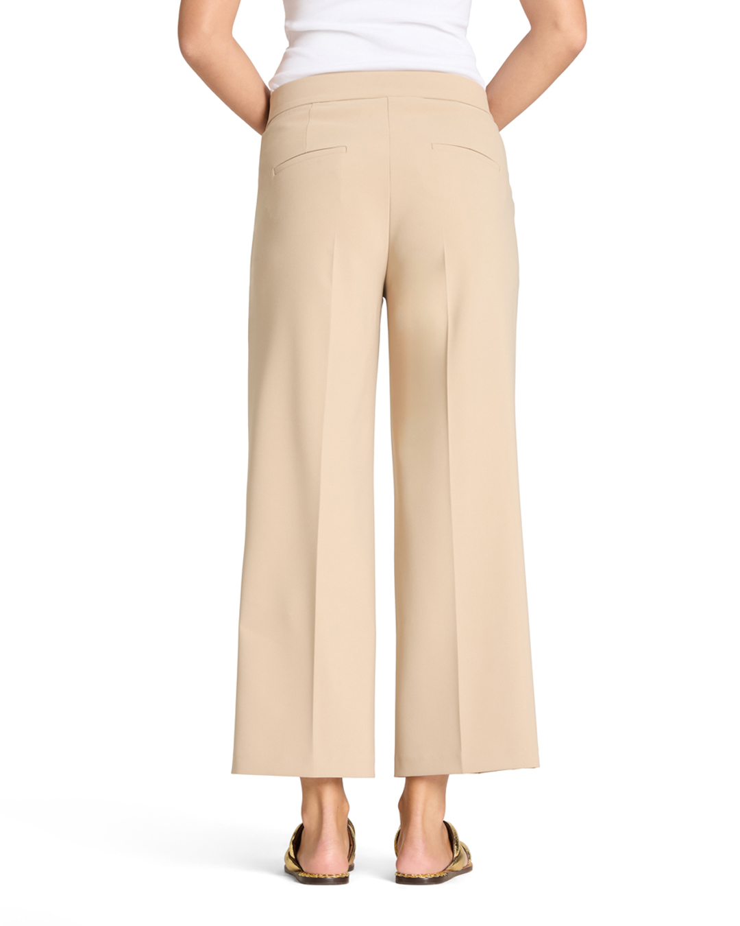 Byxa Cameron sytt pressveck safari-beige - 2