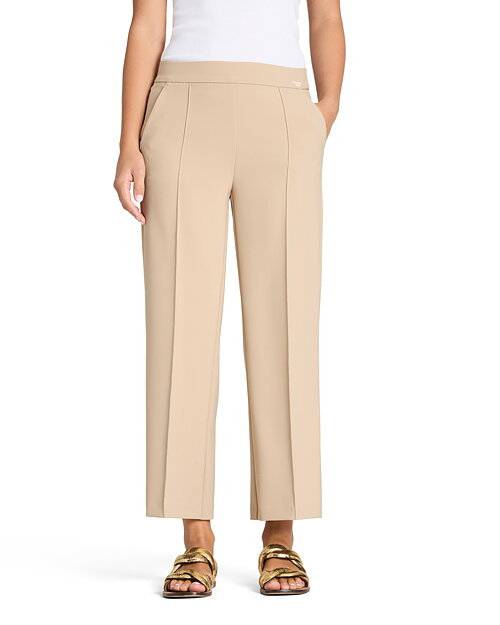 Byxa Cameron sytt pressveck safari-beige - 4