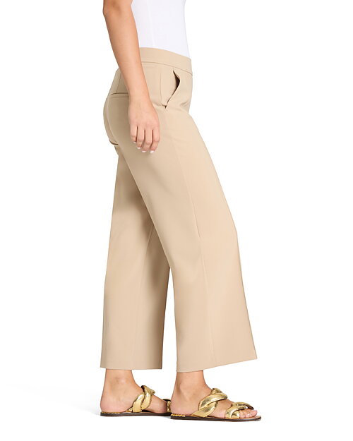 Byxa Cameron sytt pressveck safari-beige - 3