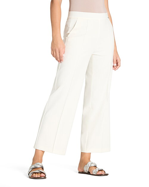 Byxa Cameron sytt pressveck offwhite