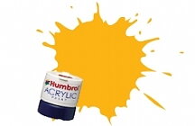 Humbrol 154 Acrylic Insignia Yellow 12ml - Matt