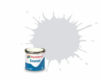 Humbrol 196 Acrylic Light Grey 14ml - Satin