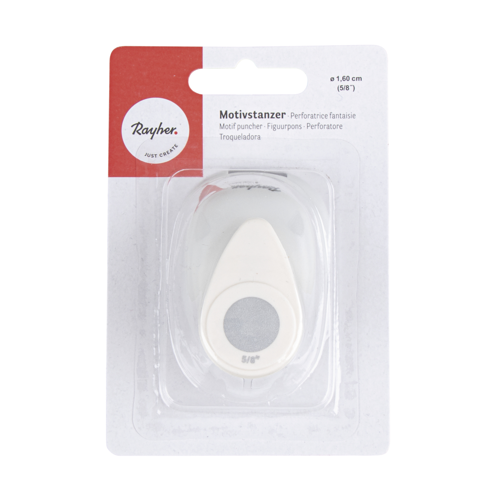 Rund  - motivstans - ø 1,6 cm, Rayher - 2